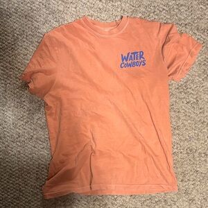 Short Sleeve Crew Tee in Orange